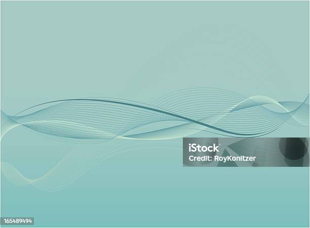 Abstract Seascape Background Stock Illustration - Download Image Now - S-shape, Ribbon - Sewing Item, Wave Pattern