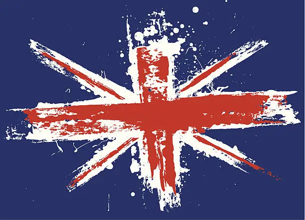 Vector illustration of Union Jack