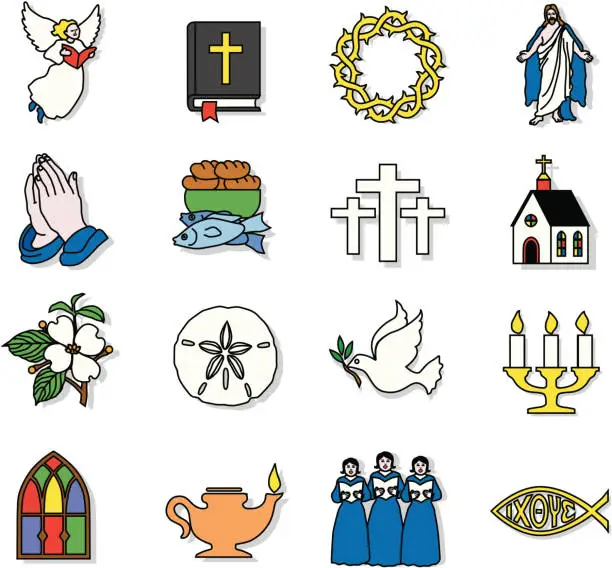 Vector illustration of religion