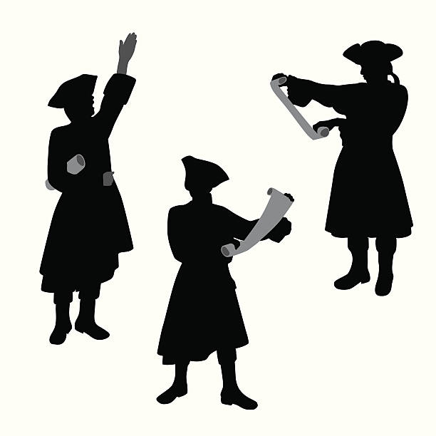 Town Crier Vector Silhouette file_thumbview_approve.php?size=1&id=3471963 town criers stock illustrations