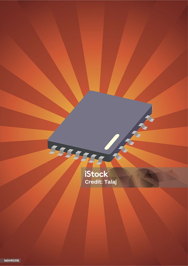 Microprocessor Stock Illustration - Download Image Now - Backgrounds ...