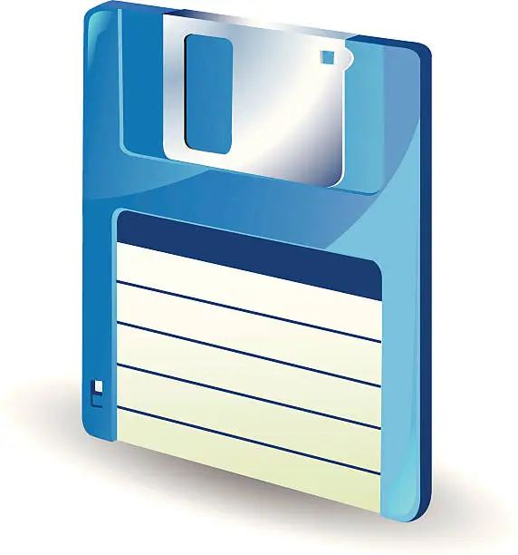 Vector illustration of Floppy disk