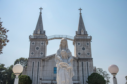 Saint Anna Nong Saeng Church is the most famous landmark in Nakhon Phanom, Thailand