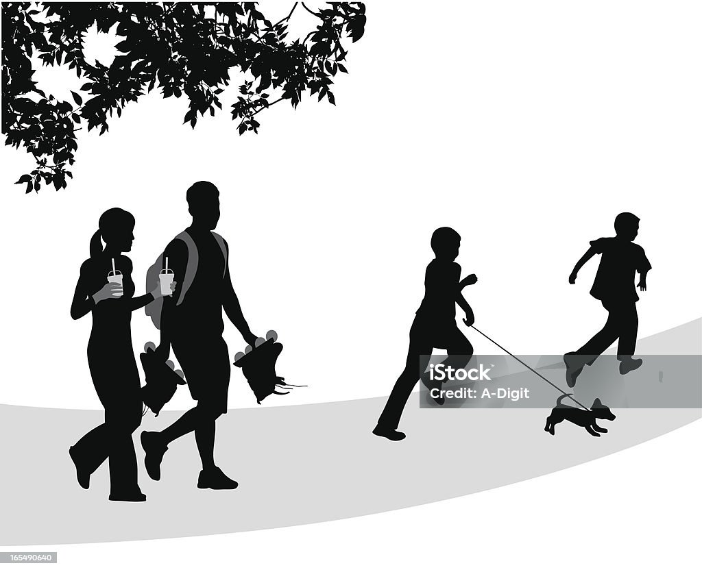 ActivePeople - arte vettoriale royalty-free di Cane