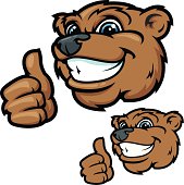 istock Bear Head Kids Series 165490669