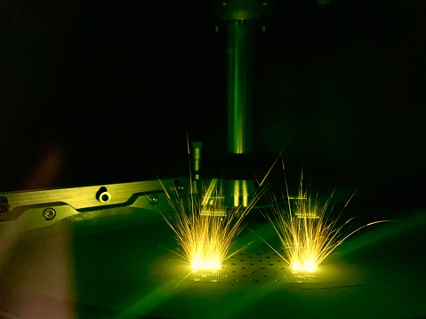 metal powder laser additive manufacturing machine