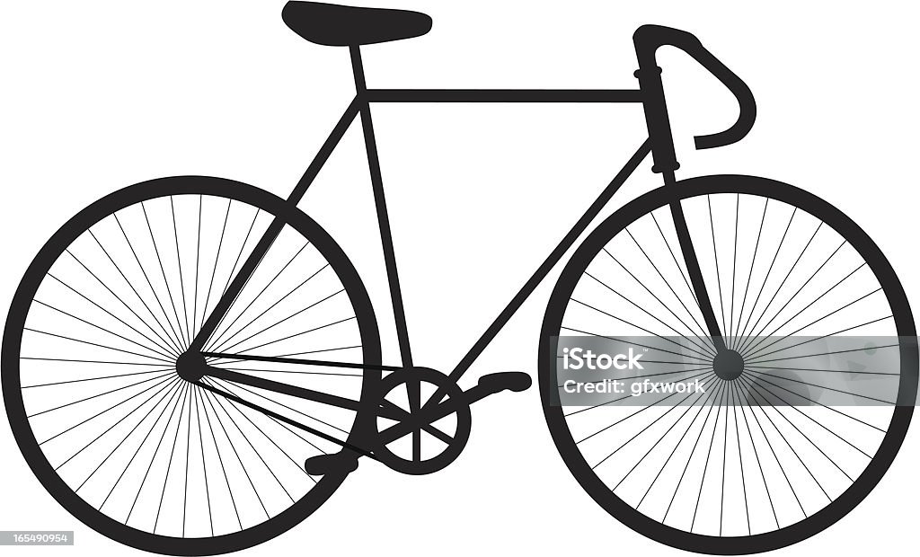 Vélo. - clipart vectoriel de Exercice physique libre de droits