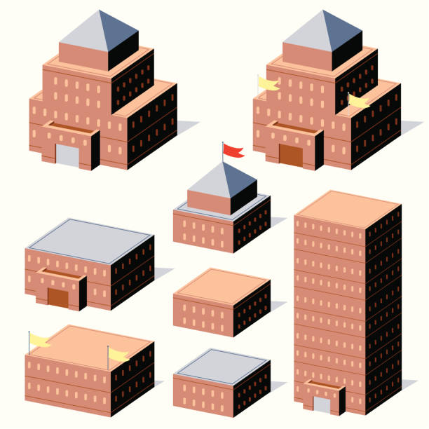 60+ Federal Storey Stock Illustrations, Royalty-Free Vector Graphics