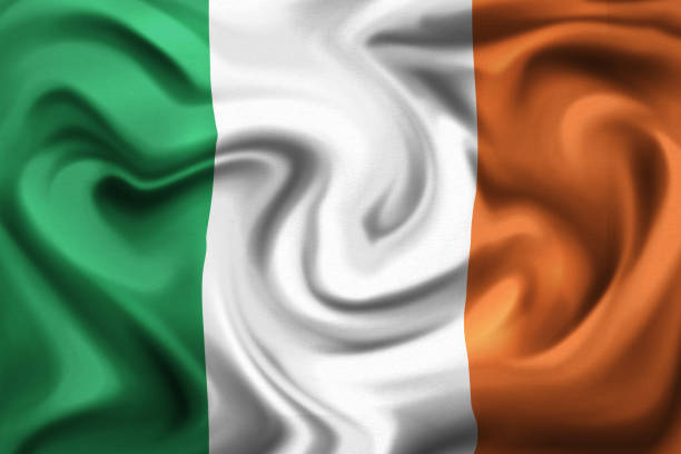 istock 3d illustration, flag ireland 1654919796