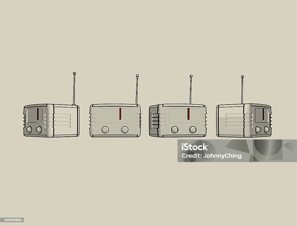 レトロラジオ - 3Dのロイヤリティフリーストックフォト