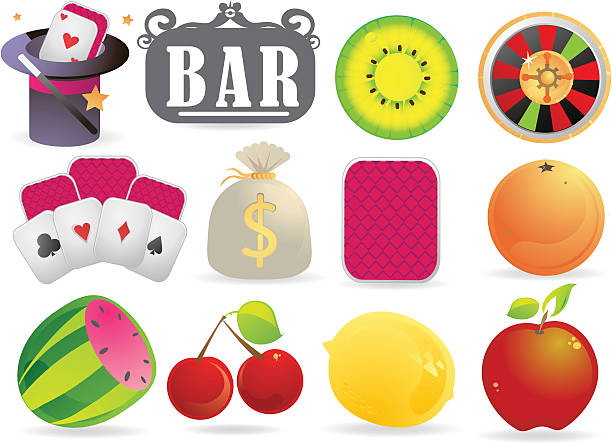 istock Casino Gambling and Gaming icons 165495294