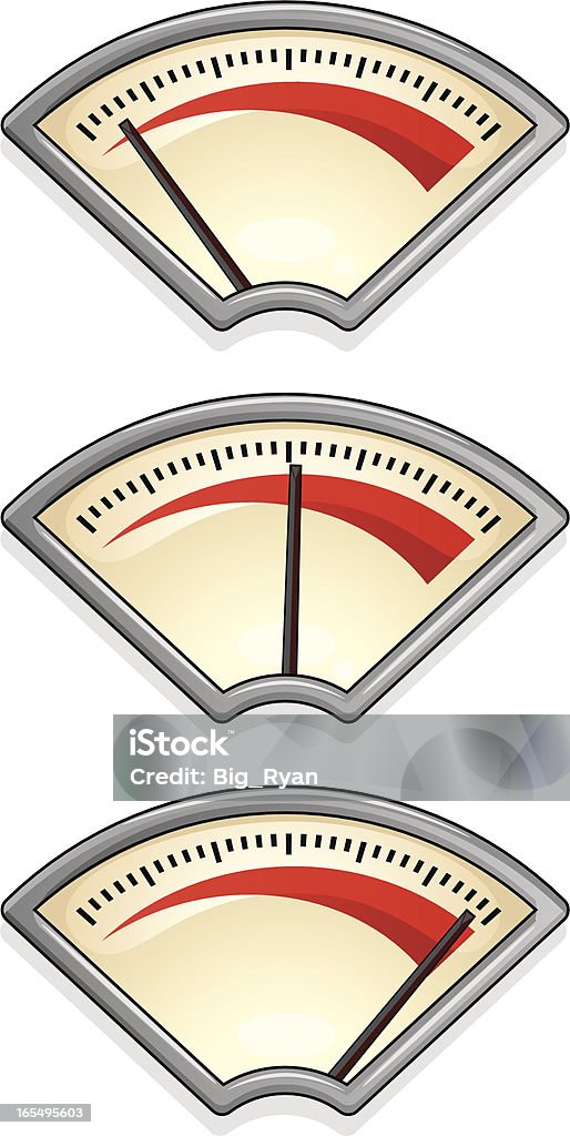 Красный dials - Векторная графика Machinery роялти-фри