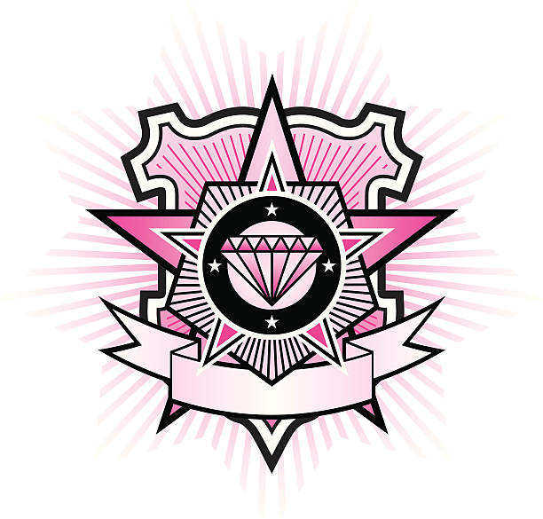 Propagande badge Girly - Illustration vectorielle