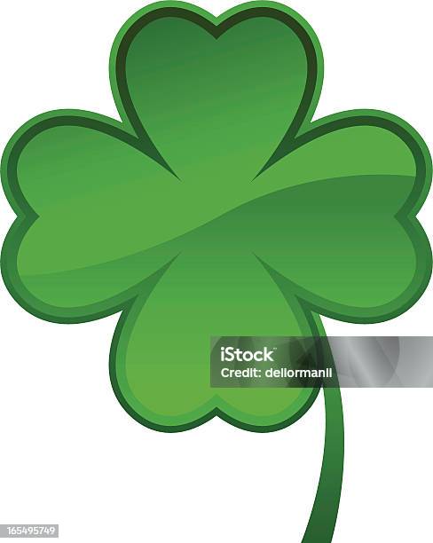 Shamrock Icon Stock Illustration - Download Image Now - Four Leaf Clover, Clover Leaf Shape, Vector