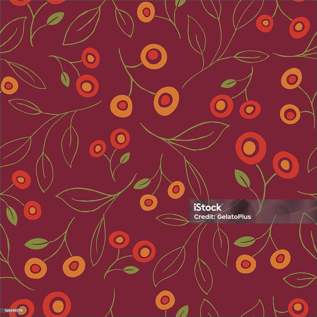 Motif floral sans couture - clipart vectoriel de Décoration de fête libre de droits