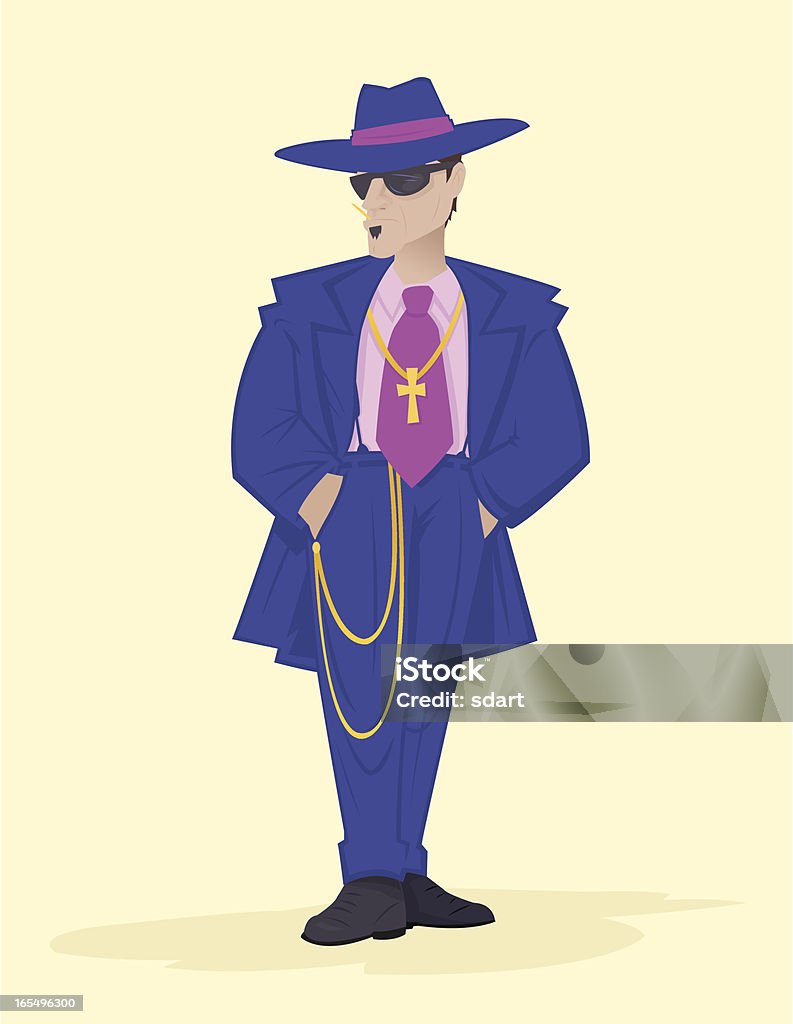 Traje estilo Zoot - arte vectorial de Traje Estilo Zoot libre de derechos