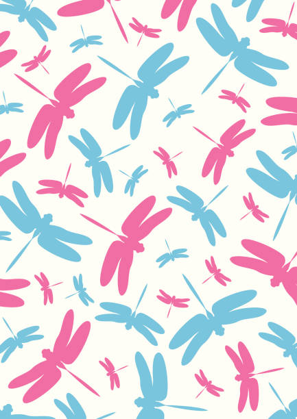 Dragonfly Background Pattern 240+ Simple Dragonfly Clip Art Stock Illustrations, Royalty-Free Vector ...