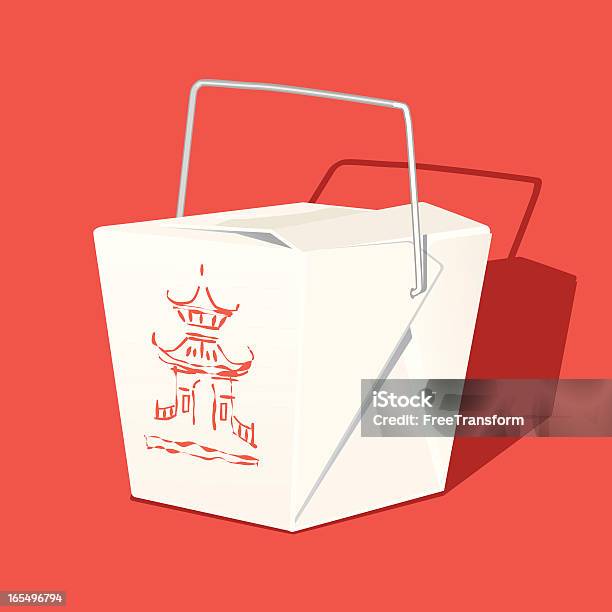 Китайский Фастфуд Box — стоковая векторная графика и другие изображения на тему Китайская кухня - Китайская кухня, Китайский фастфуд, Еда на вынос
