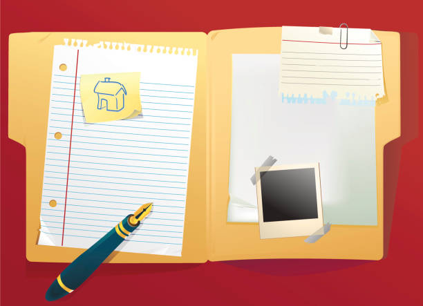 Open File Paper Image 70+ Open File Folder With Paperclip Stock Illustrations, Royalty-Free ...