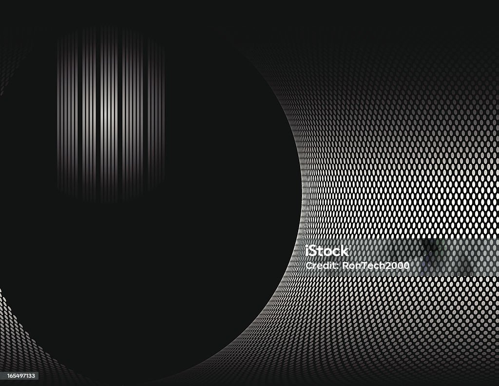Schwarzer Techno-Hintergrund - Lizenzfrei Abstrakt Vektorgrafik