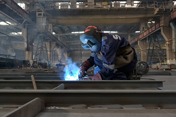 istock Welder in factory 165497226