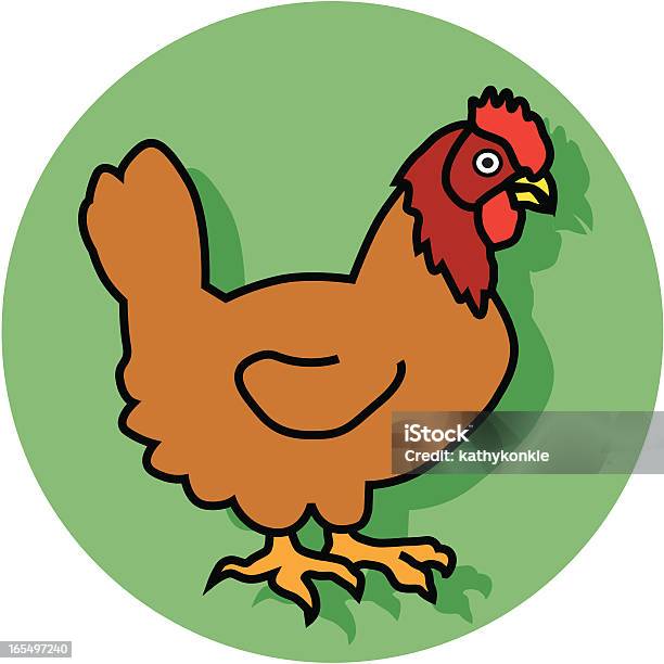 Ilustración de Pollo y más Vectores Libres de Derechos de Alimento - Alimento, Animal, Animal doméstico