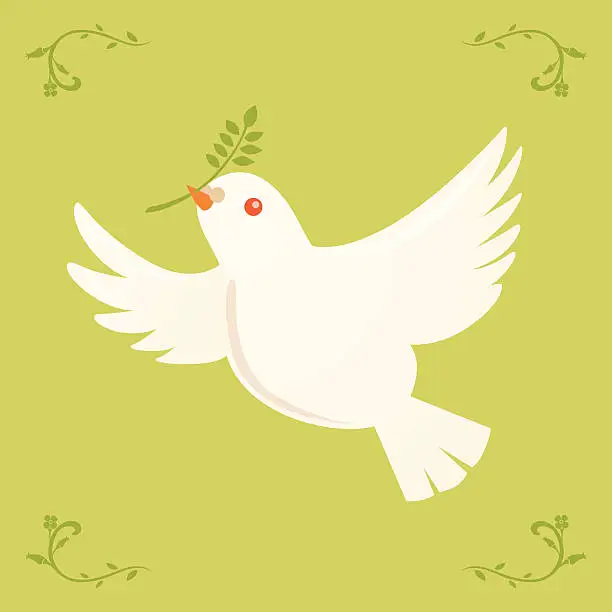 Vector illustration of peace