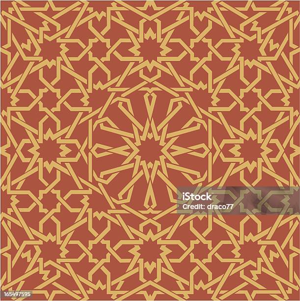 Morroccan Seamless Sfondo - Immagini vettoriali stock e altre immagini di Cultura marocchina - Cultura marocchina, Motivo decorativo, Antico - Vecchio stile