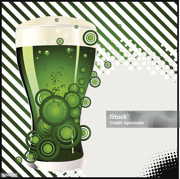 St Patricks Rave Stock Illustration - Download Image Now - Alcohol - Drink, Backgrounds, Beer Glass