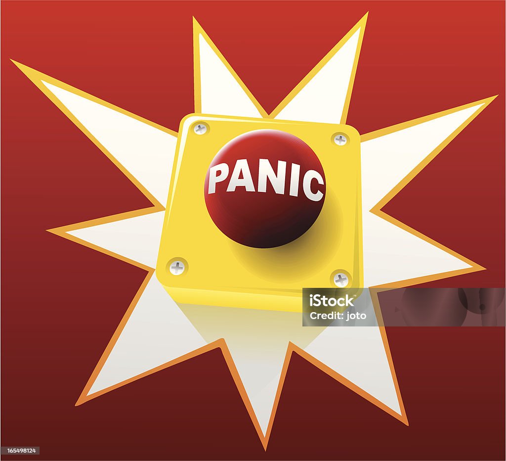 Button Panic Atack Panic Button Stock Illustration - Download Image Now - Anxiety ...