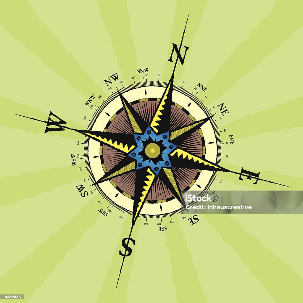 Vector Compass Stock Illustration - Download Image Now - Communication ...