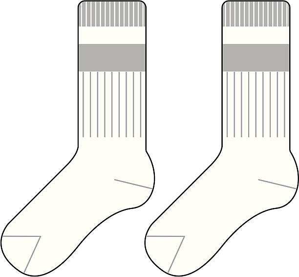 Tube Sports Socks vector art illustration