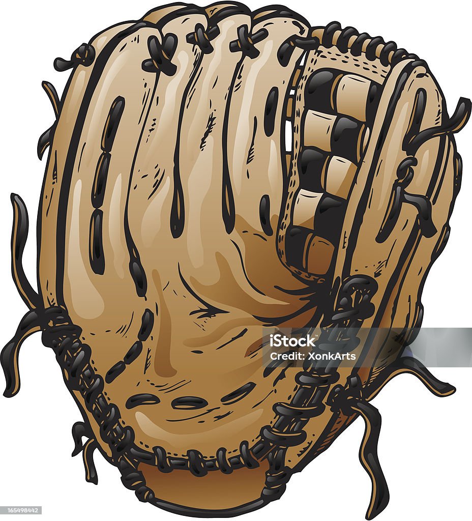 Guanto da Baseball - arte vettoriale royalty-free di Baseball