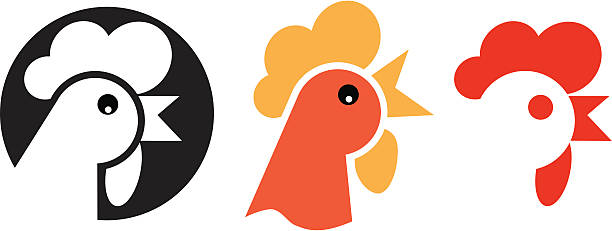 Symbole de poulet - Illustration vectorielle
