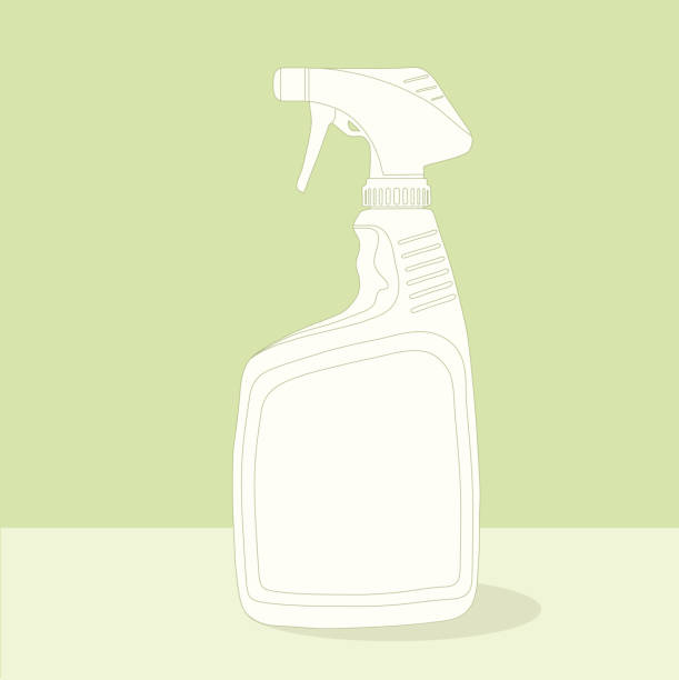 Spray Bottle vector art illustration