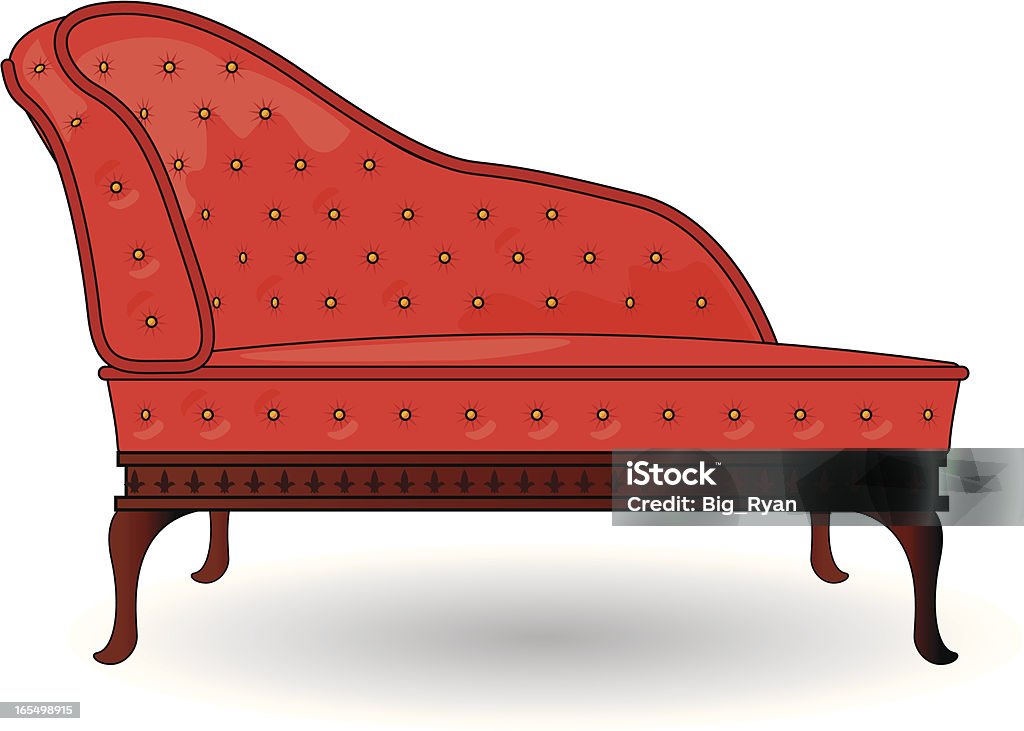 chaise lounge - Royalty-free Divã - Sofá arte vetorial