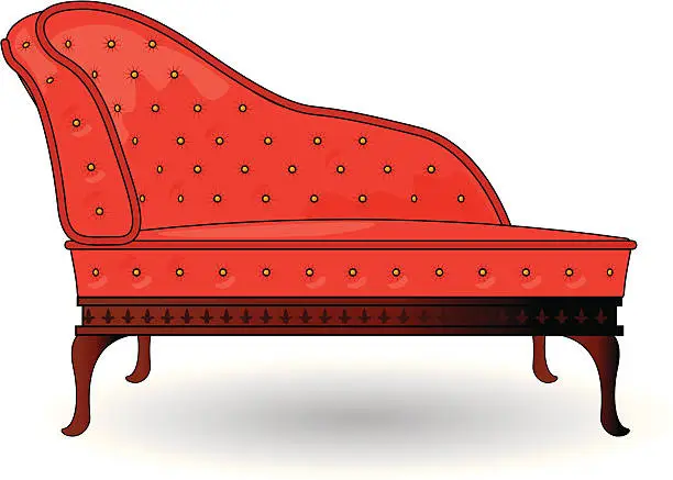 Vector illustration of lounge chair