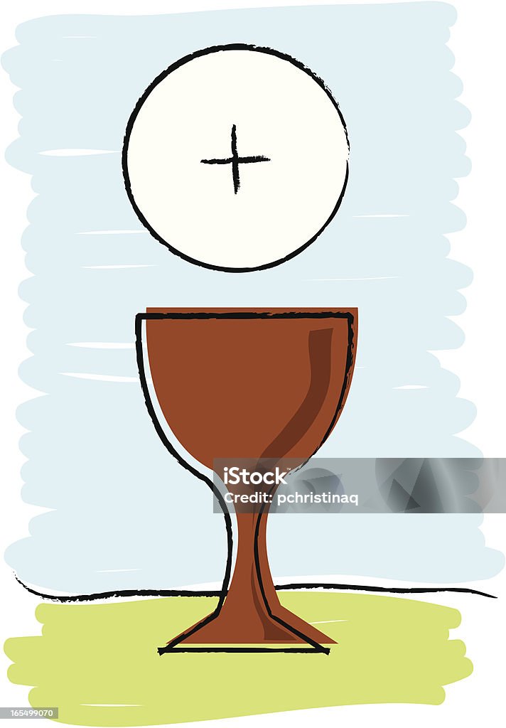 Eucharist - arte vettoriale royalty-free di Comunione