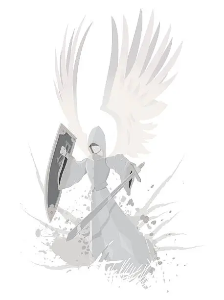 Vector illustration of Exterminating angel