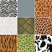 istock Seamless animal wallpapers (backgrounds) 165499131