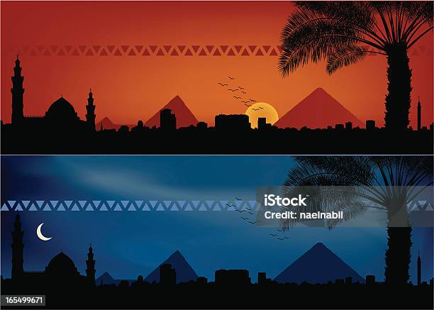 Cultura Egiziana - Immagini vettoriali stock e altre immagini di Ambientazione esterna - Ambientazione esterna, Antico - Condizione, Arabesco - Stili