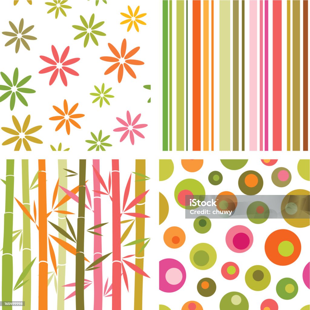 Spring Colors Pattern Spring Patterns Stock Illustration - Download Image Now - Bamboo Shoot ...