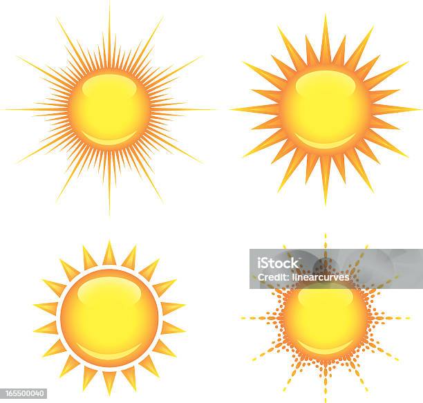 Glänzende Suns Stock Vektor Art und mehr Bilder von Vektor - Vektor, ClipArt, Designelement