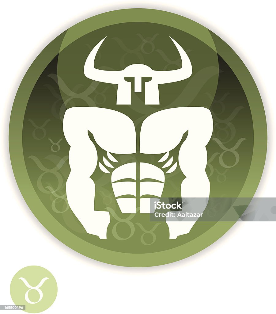 Mâle Zodiac-Taurus - clipart vectoriel de Adulte libre de droits