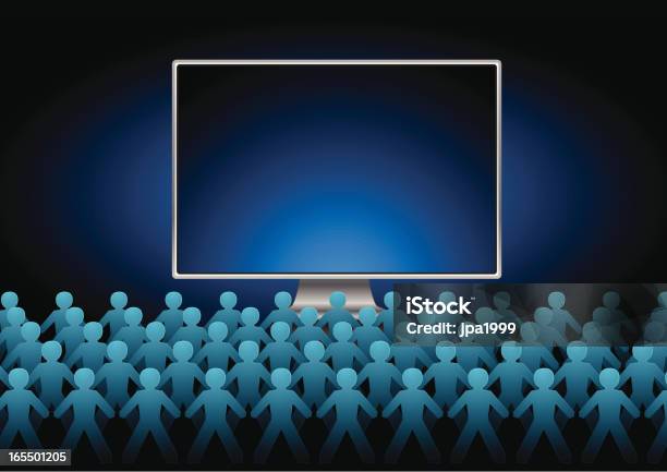 Computer Crowd Image Computer Crowd Stock Illustration - Download Image Now - Adult, Arts ...