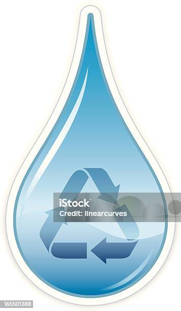 Conservazione Dellacqua - Immagini vettoriali stock e altre immagini di Acqua - Acqua, Ambiente, Blu