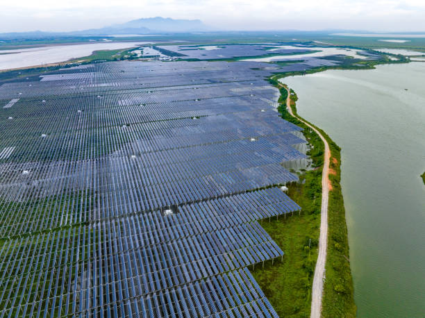 istock Photovoltaic panel aerial photography 1655016170