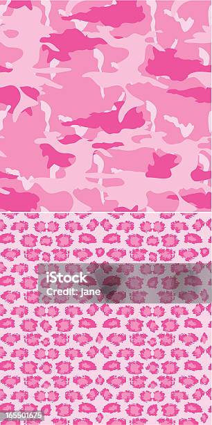 Ilustración de Patrones Rosa y más Vectores Libres de Derechos de Animal - Animal, Con lunares, Estampado de leopardo