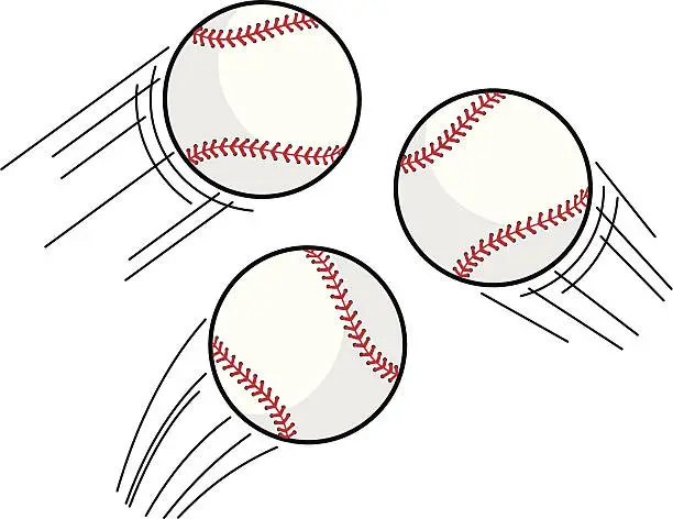 Vector illustration of Baseball Swoosh