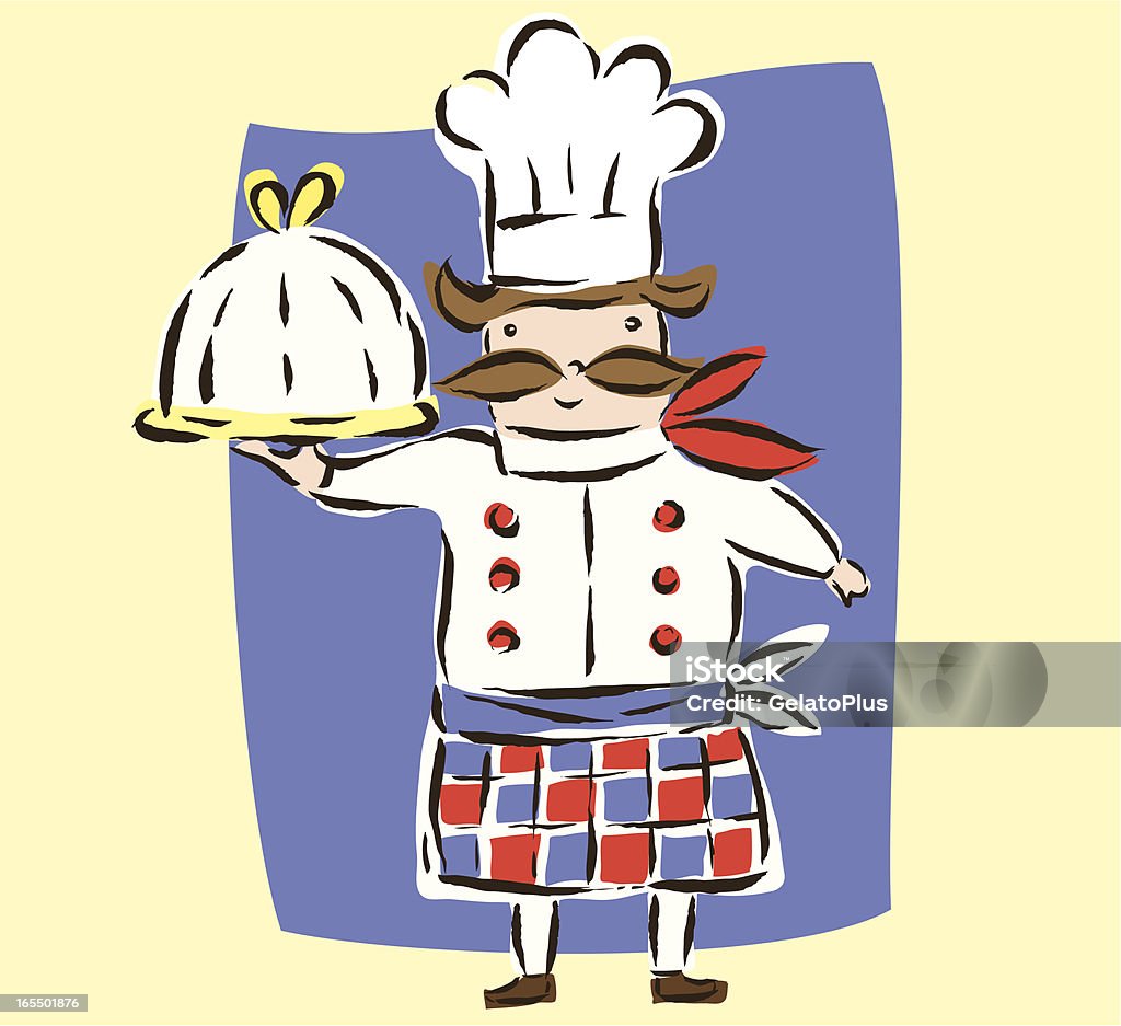 Chefe de Cozinha - Royalty-free Almoço arte vetorial